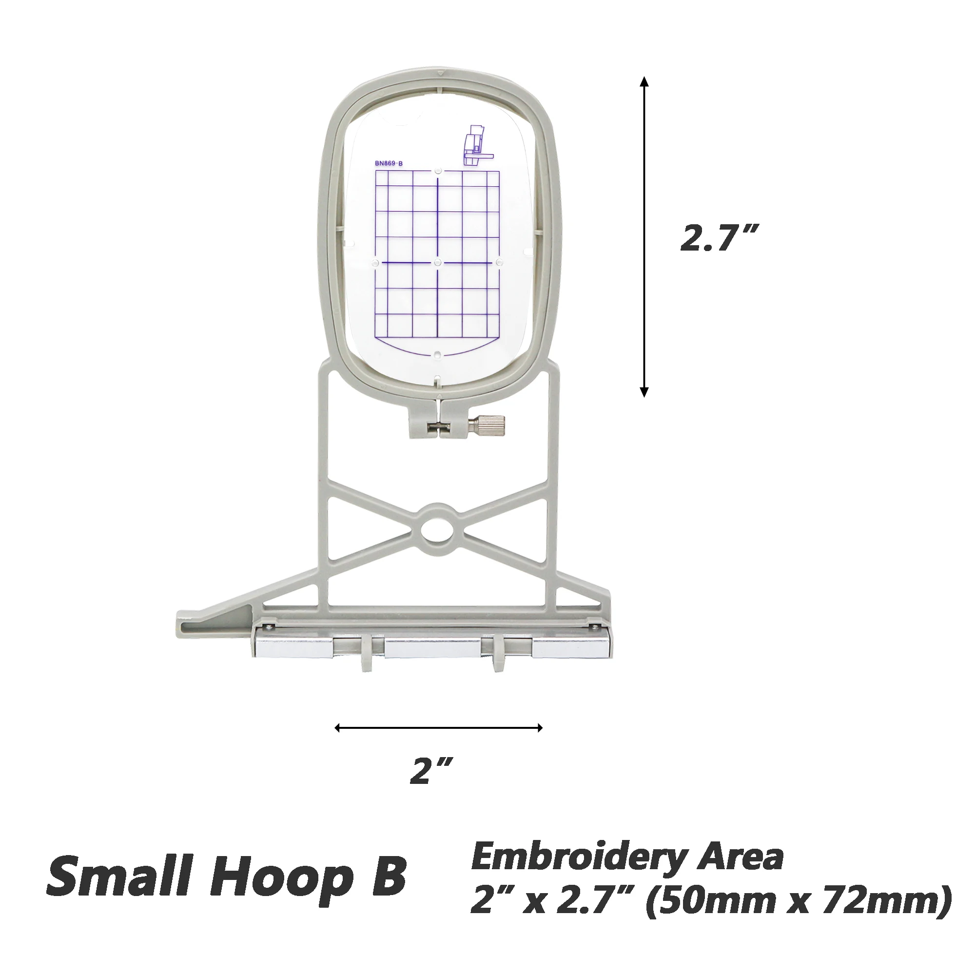 Embroidery Hoop Plastic - 小さな縫製と刺繍フープ B ベルニナアーティスタ 730 770 QE