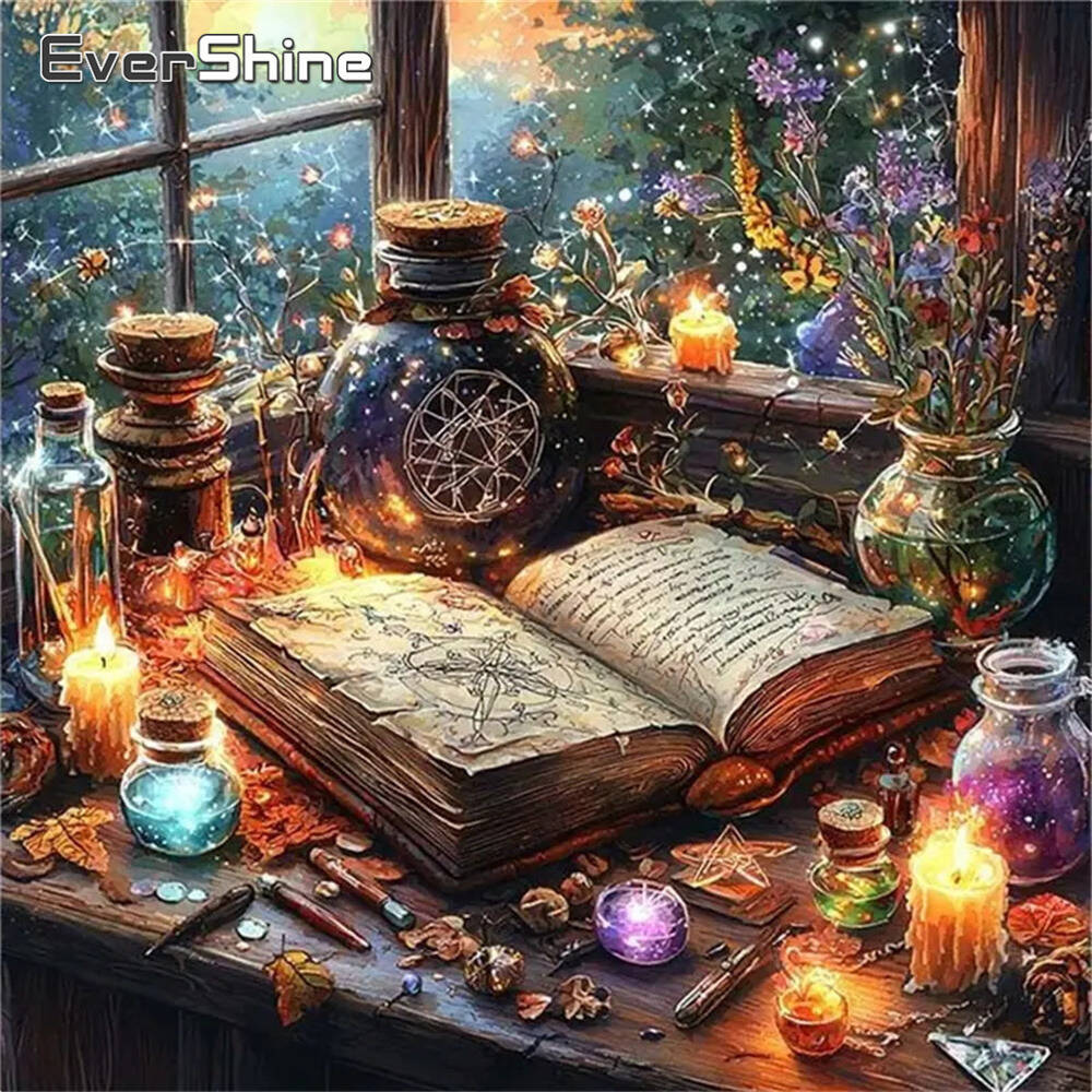 Embroidery Journal Book - Evershine ダイヤモンド塗装犬動物漫画フル平方ラウンドダイヤモンドモザイク浴室 DIY 工芸品キット家の装飾