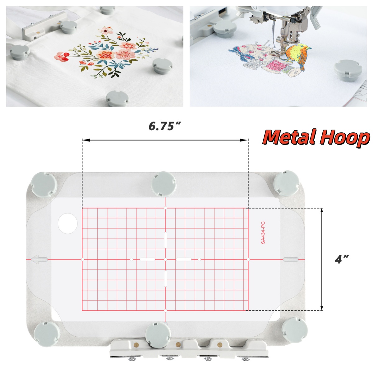 Embroidery Hoop Plastic - 磁気刺繍フープ ブラザーSE700 SE600 PE545 PE550D Innov-is