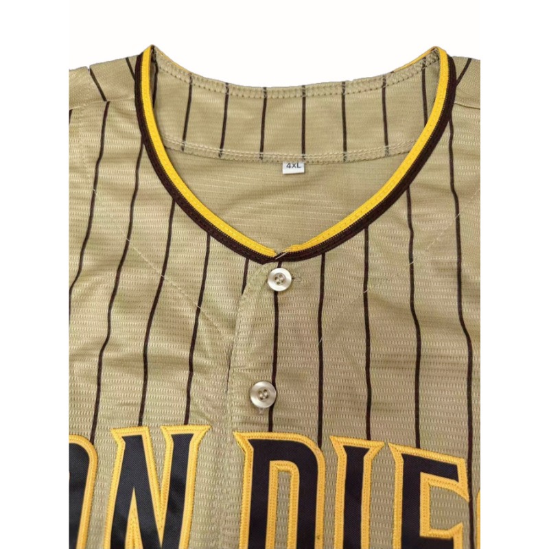 カスタム名と番号メンズ刺繍野球ジャージサンディエゴパーソナラ - Embroidery Names のレビューと価格