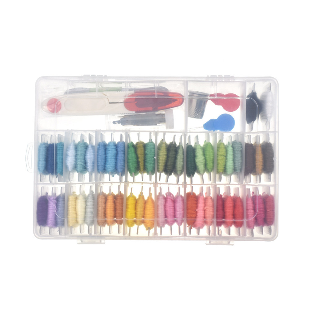 50種類の刺繍キット用品 初心者向けキット 柄付き 初心者向 - Embroidery Stitches のレビューと価格