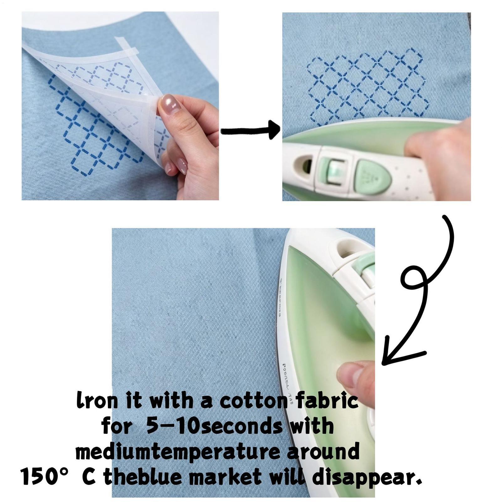 40g/缶 熱消去可能な布用クリーム アイロンオフパターン転 - Embroidery Stitches のレビューと価格