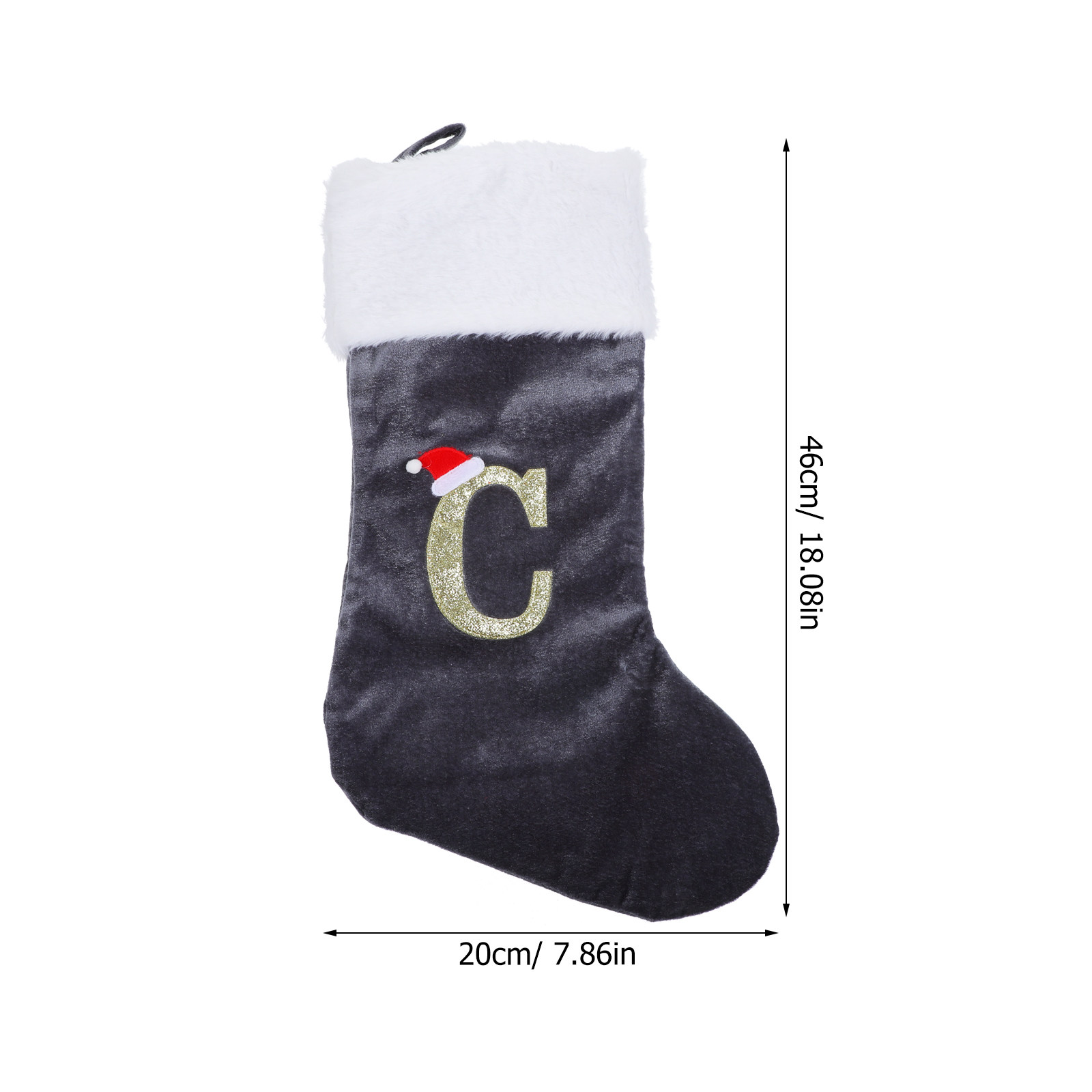クリスマスストッキング漫画刺繍ハンギングソックスクリスマスギ - Embroidery Xmas Stocking のレビューと価格