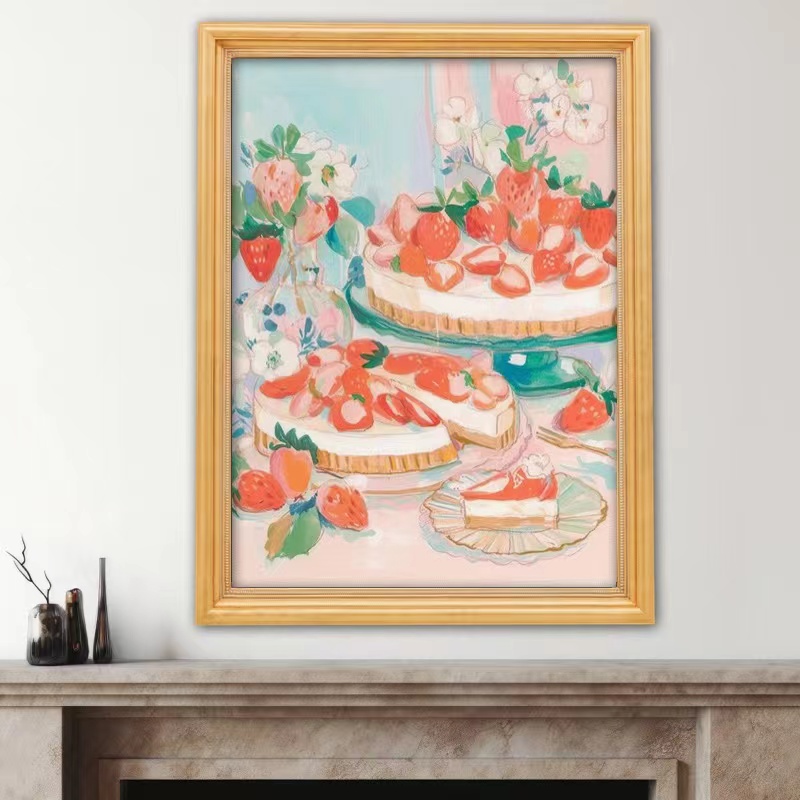 DIY ダイヤモンドアート絵画キット ケーキ ベーカリー カ - Embroidery Kitchen のレビューと価格