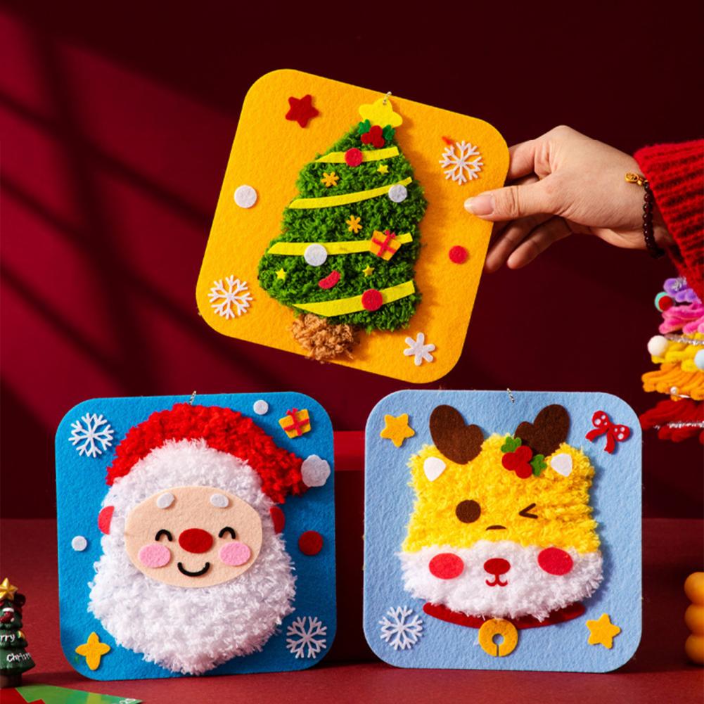 初心者向けクラフトキット 初心者向けクリスマス刺繍キット か - Embroidery Xmas Stocking のレビューと価格