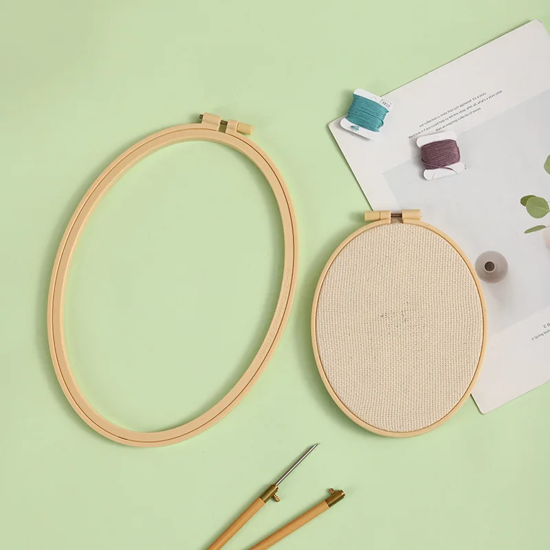 1 個 DIY 針仕事クロスステッチフープマシンプラスチック - Embroidery Hoop Plastic のレビューと価格