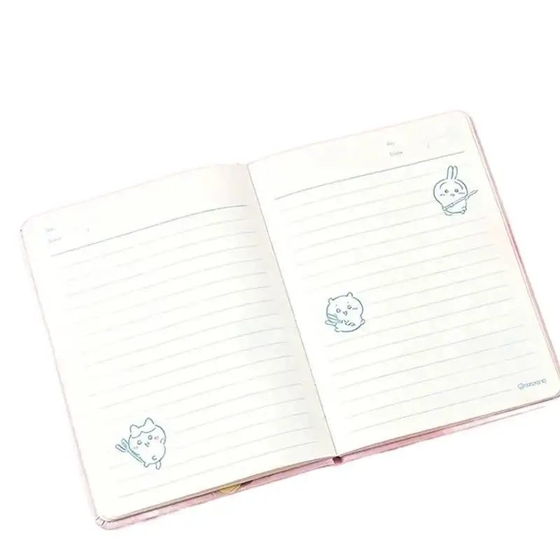 チイカワ ハチワレ マグネット式留め具ノート ピンクダイヤモ - Embroidery Journal Book のレビューと価格