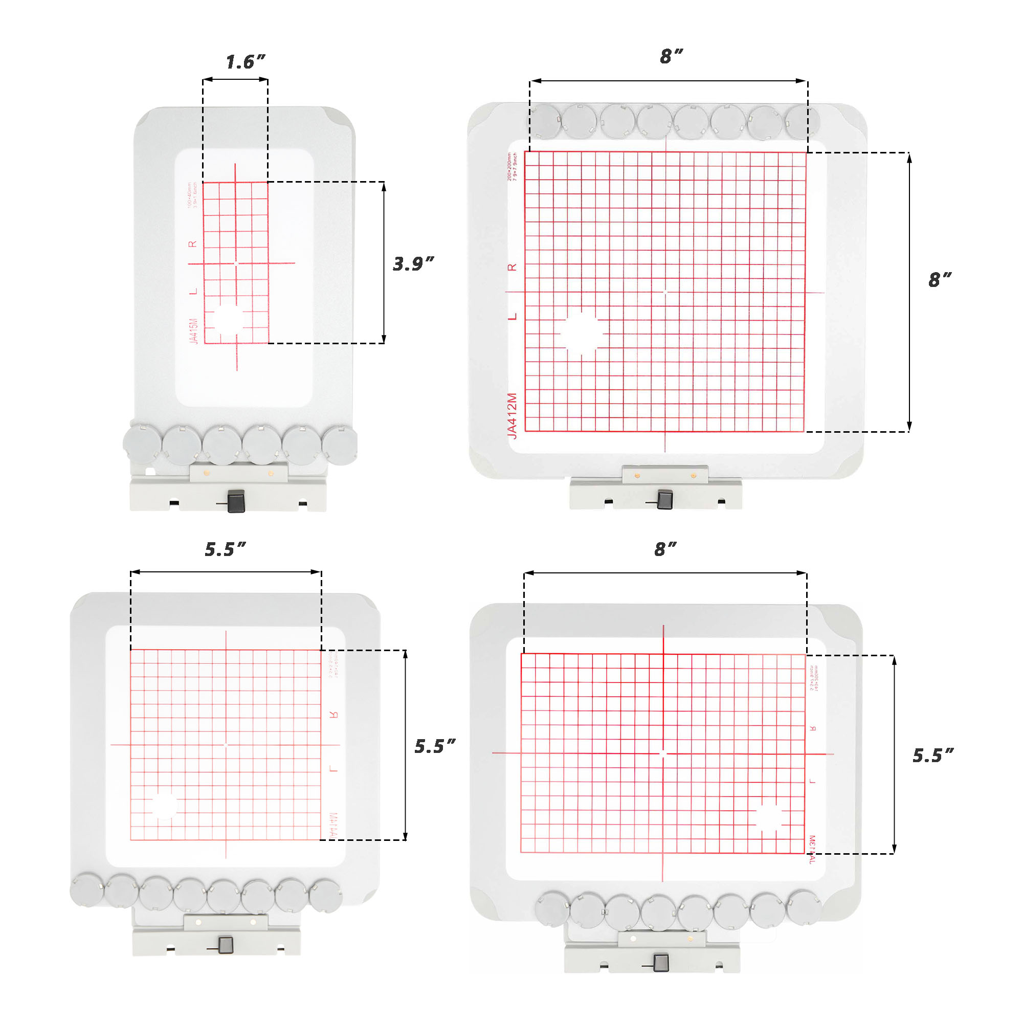 磁気フープ ジャノメ MC 500E 400E 550E メ - Embroidery Zone のレビューと価格