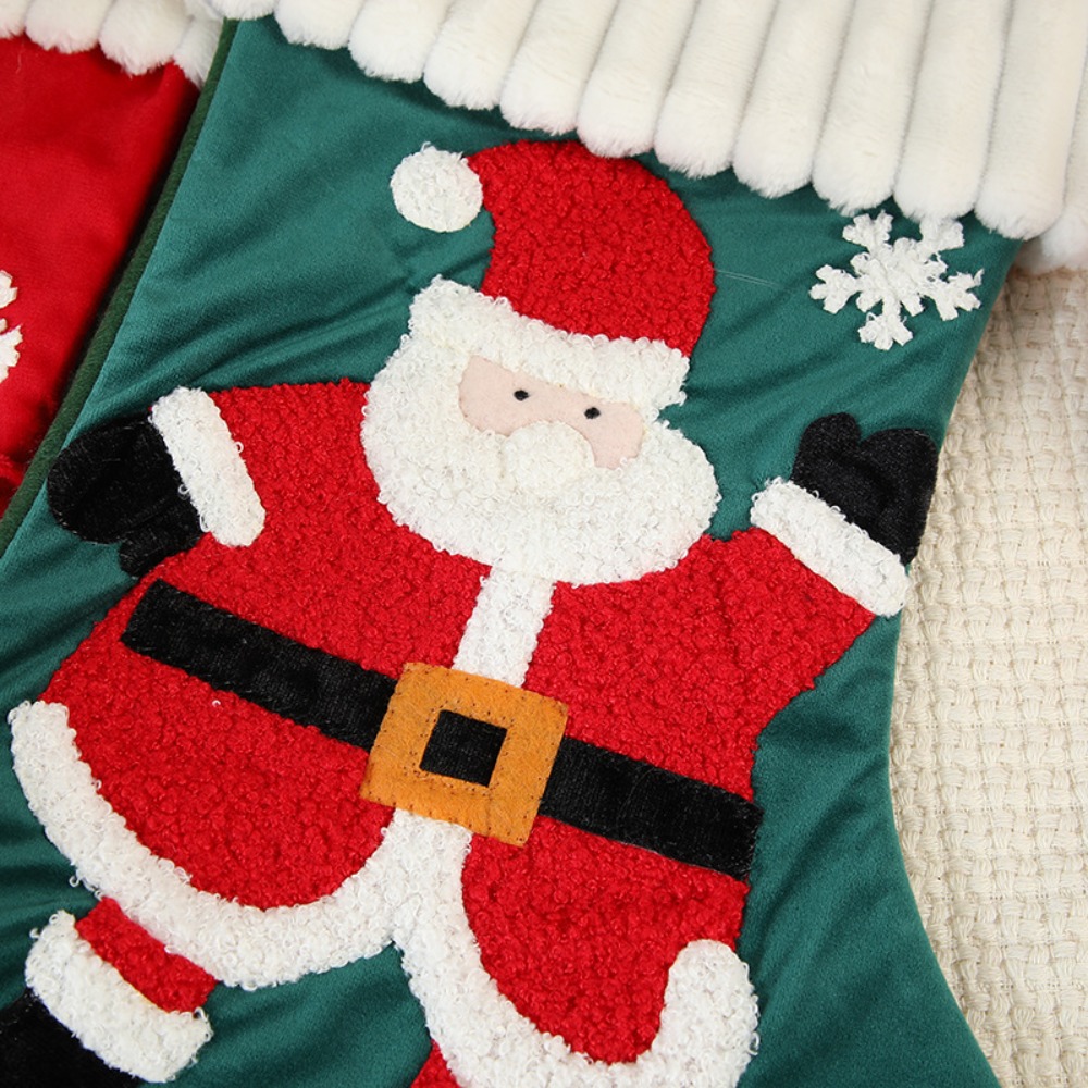 吊り下げ刺繍クリスマスストッキング再利用可能なパーソナライズ - Embroidery Xmas Stocking のレビューと価格