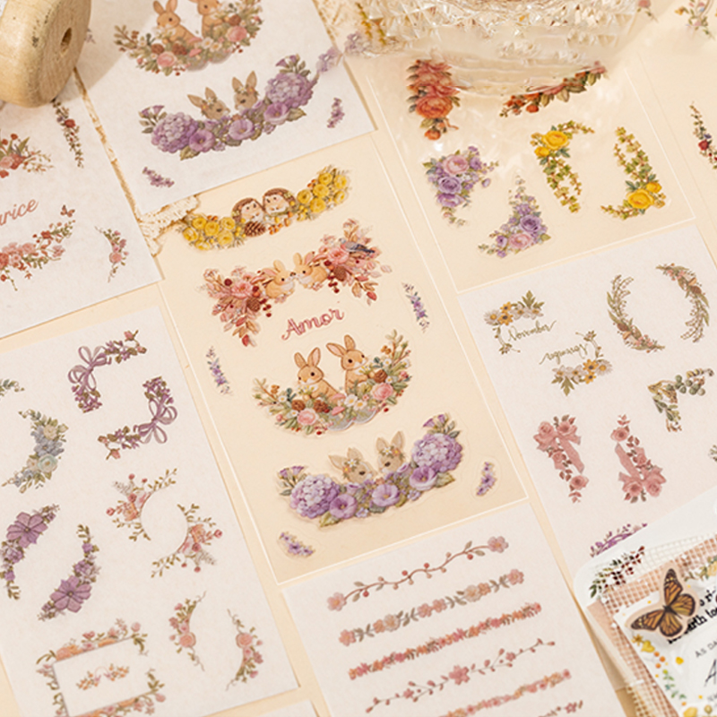 Mr.Paper 20枚入り デュアル素材 ダイカットステッ - Embroidery Journal Book のレビューと価格