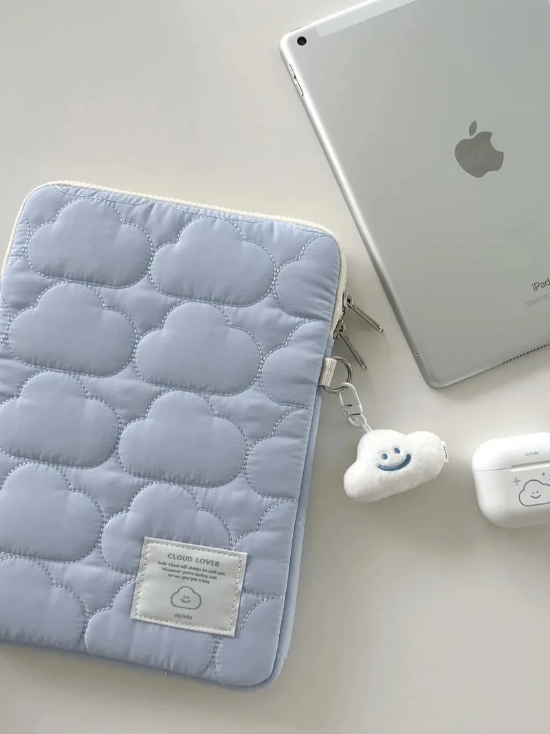 新しいクラウド柄ノートパソコンスリーブ、iPadバッグ、コッ - Embroidery Journal Book のレビューと価格