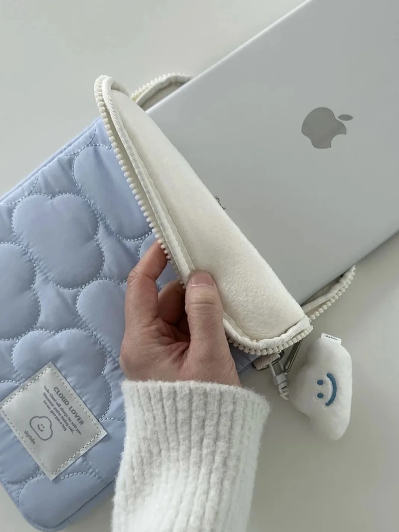 新しいクラウド柄ノートパソコンスリーブ、iPadバッグ、コッ - Embroidery Journal Book のレビューと価格