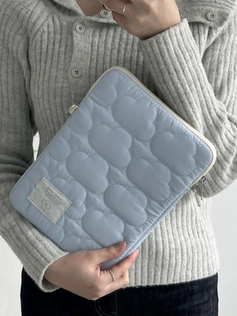 新しいクラウド柄ノートパソコンスリーブ、iPadバッグ、コッ - Embroidery Journal Book のレビューと価格