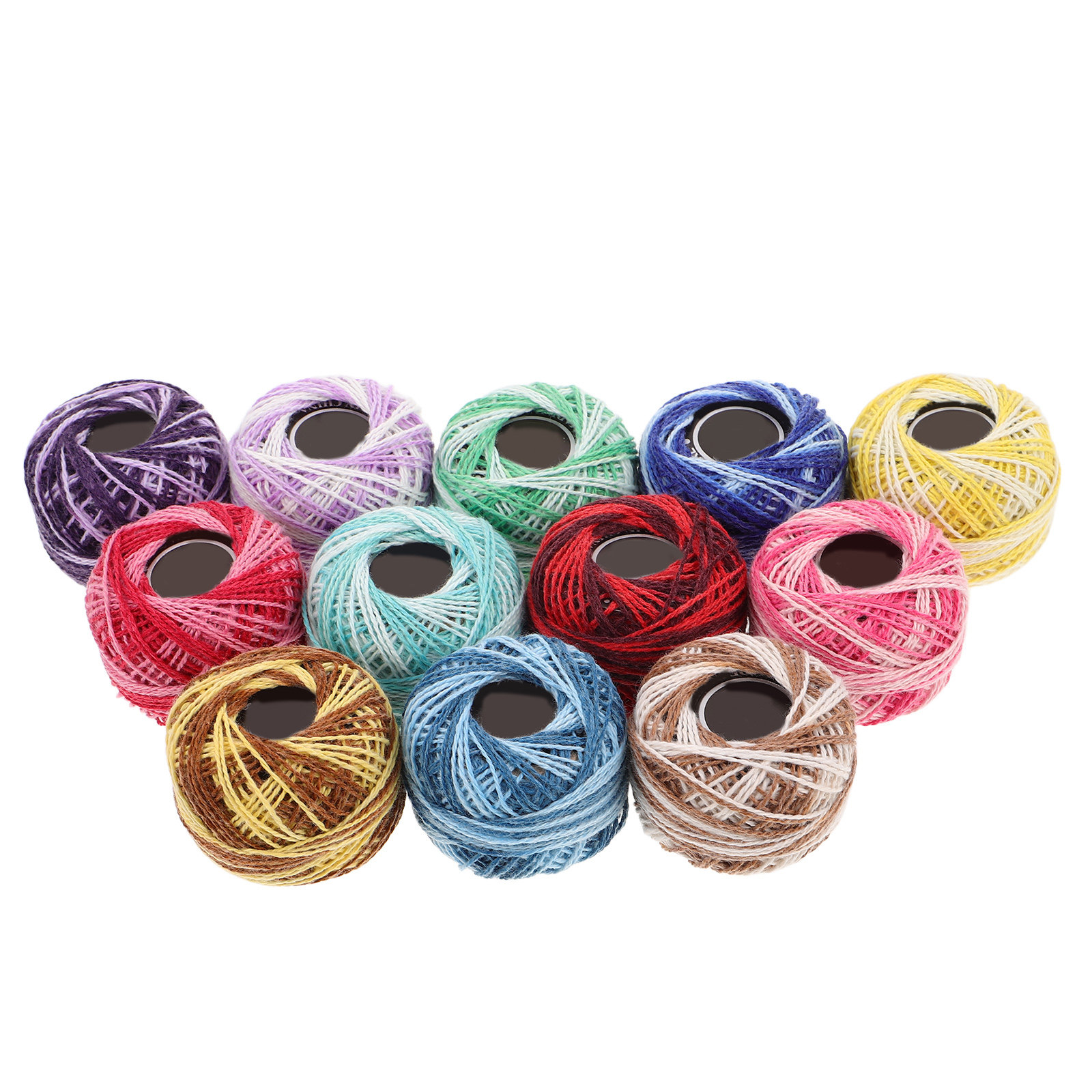 12色の刺繍用綿糸セット、DIYクラフト、クロスステッチ、編 - Embroidery Stitches のレビューと価格