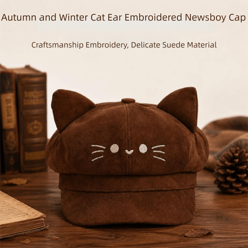 ファッション刺繍入り猫耳ベレー帽 スパイスガール ロリータ  - Embroidery Artist のレビューと価格