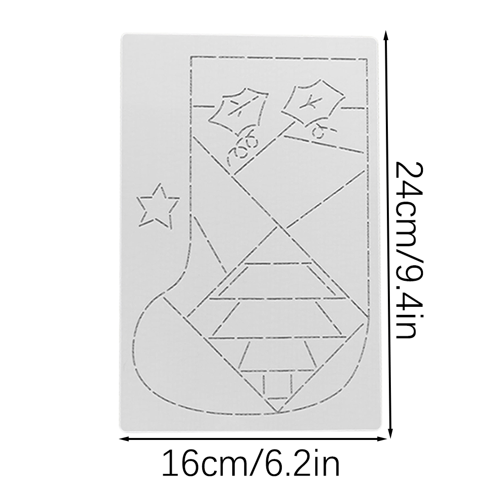 日曜大工、刺embroideryテンプレート、裁縫工芸品、ク - Embroidery Xmas Stocking のレビューと価格