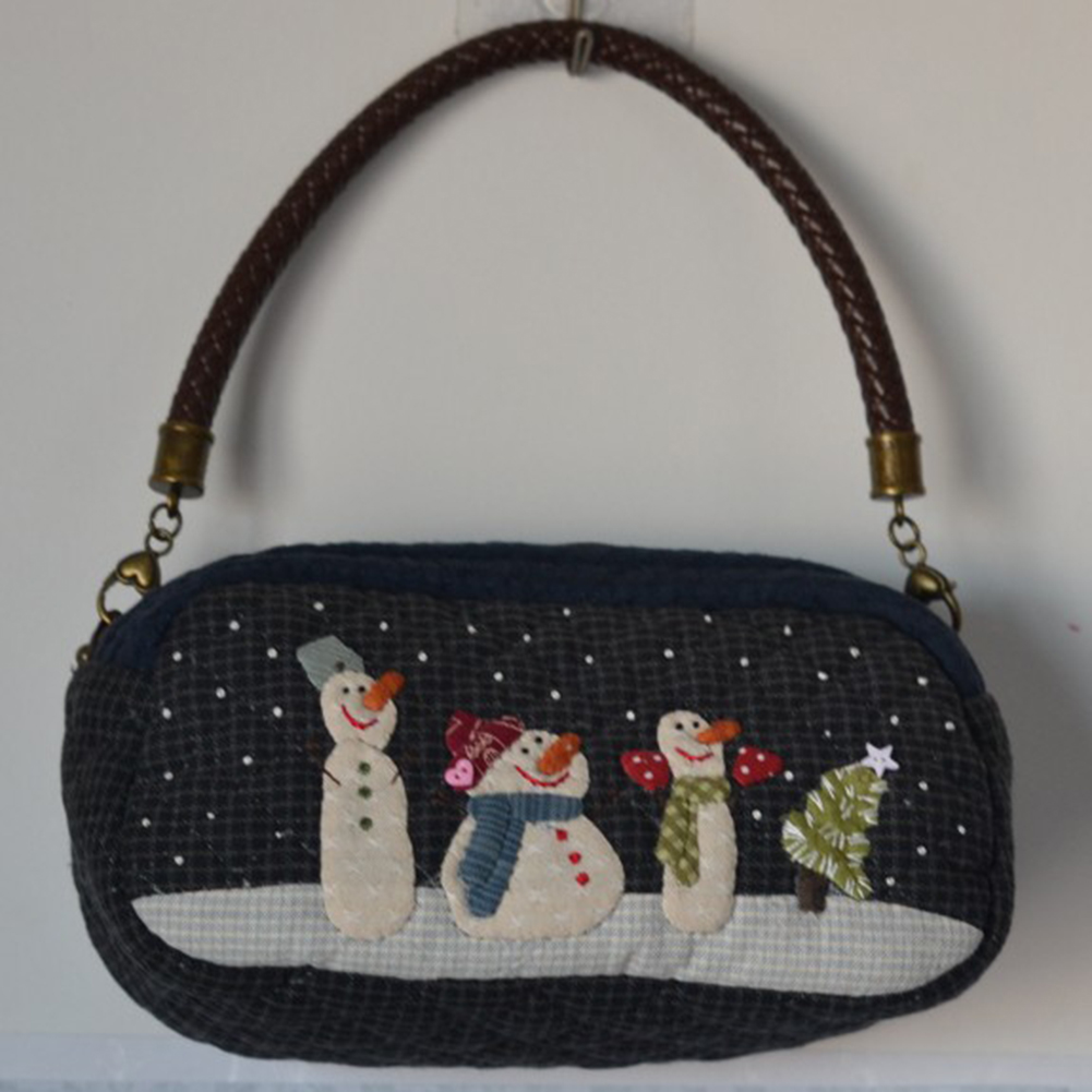DIYスノーショルダーバッグパッチワークステンシル、クラフト - Embroidery Xmas Stocking のレビューと価格