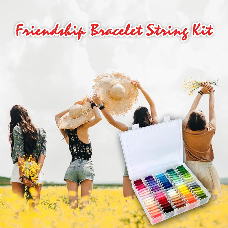 100%コットン刺繍糸キット、収納ケース付き、クロスステッチ - Embroidery Stitches のレビューと価格