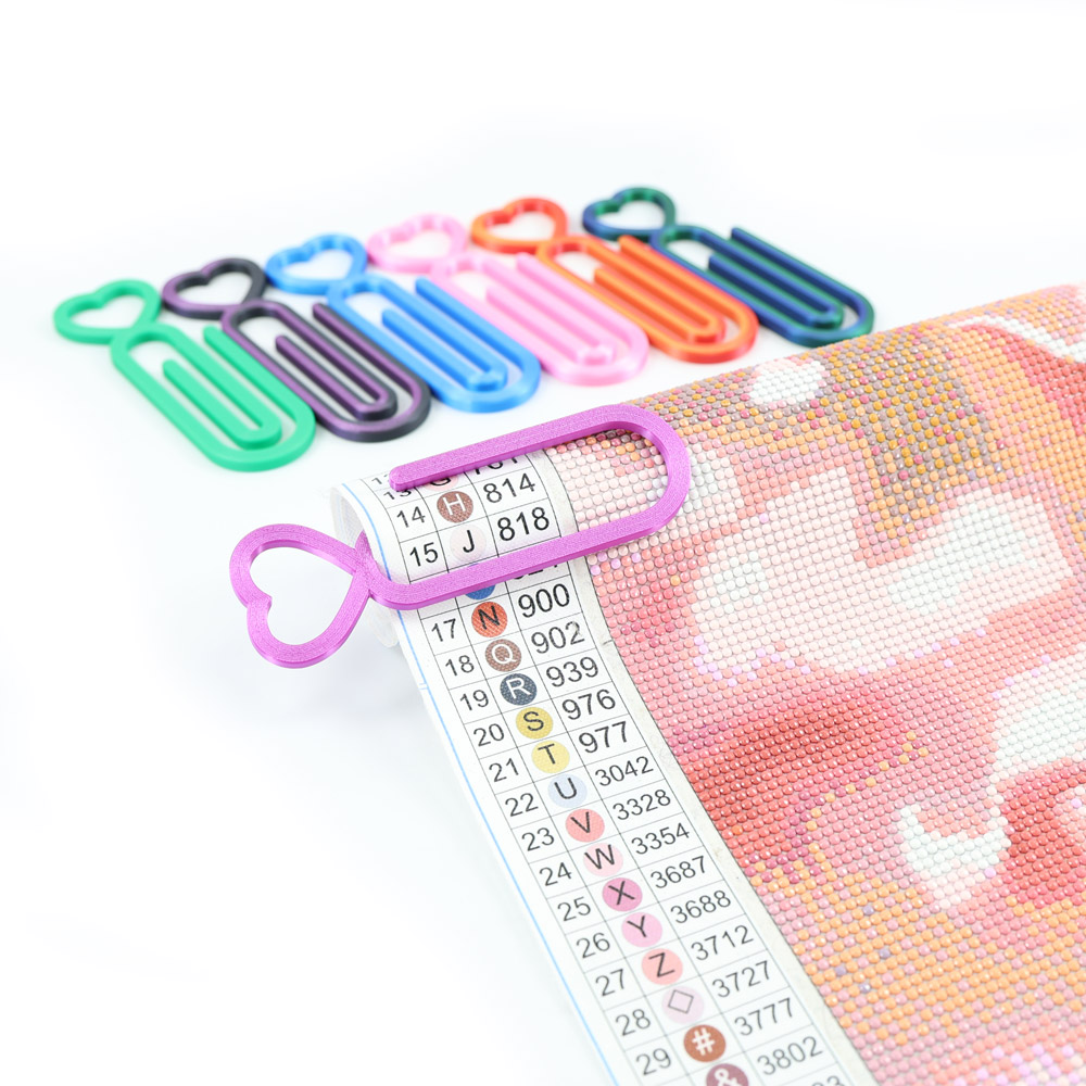 2個のダイヤモンドペインティングキャンバスクリップセット - - Embroidery Hoop Plastic のレビューと価格