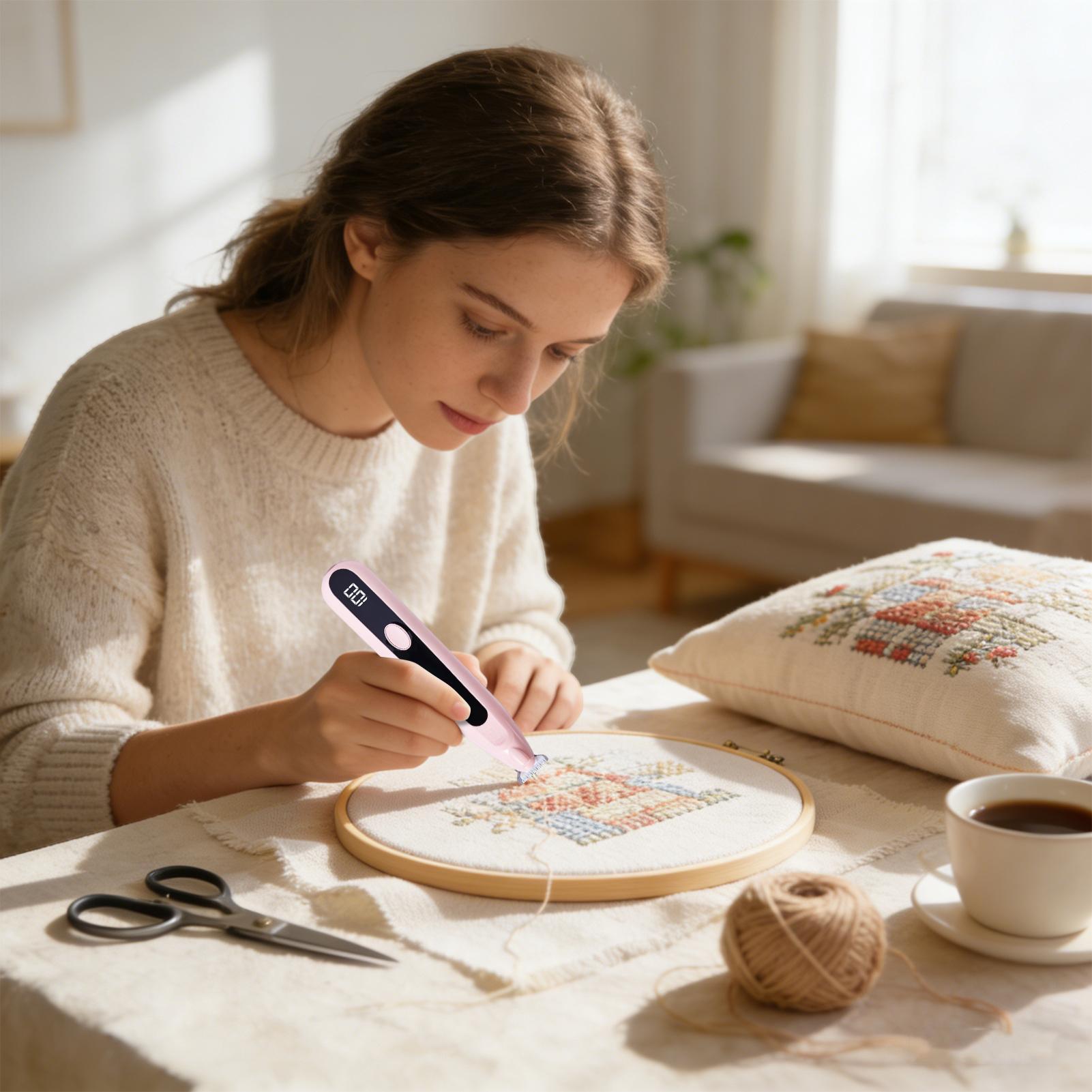 電動刺繍用シームリッパー、裁縫用品、縫い糸消しゴム、仕立て屋 - Embroidery Artist のレビューと価格